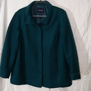 Women's jacket, teal color, size 18W